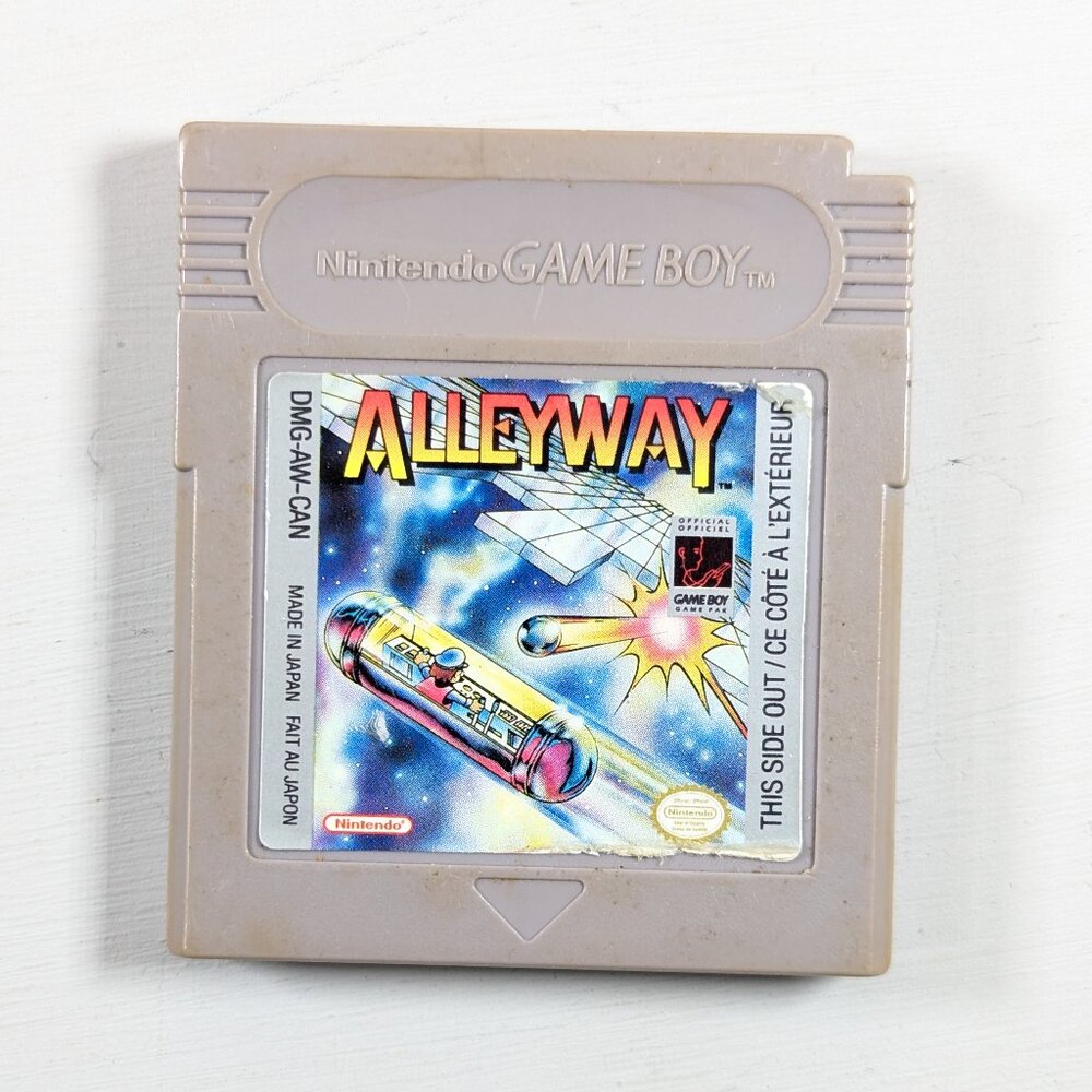 Vintage Nintendo Original Gameboy ALLEYWAY video game tested + works